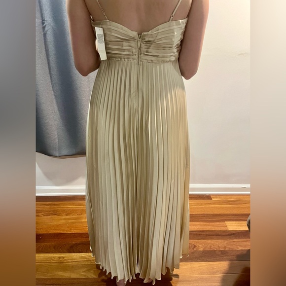 NWT! Abercrombie and Fitch Gisele Pleated Maxi Dress - Picture 5 of 12